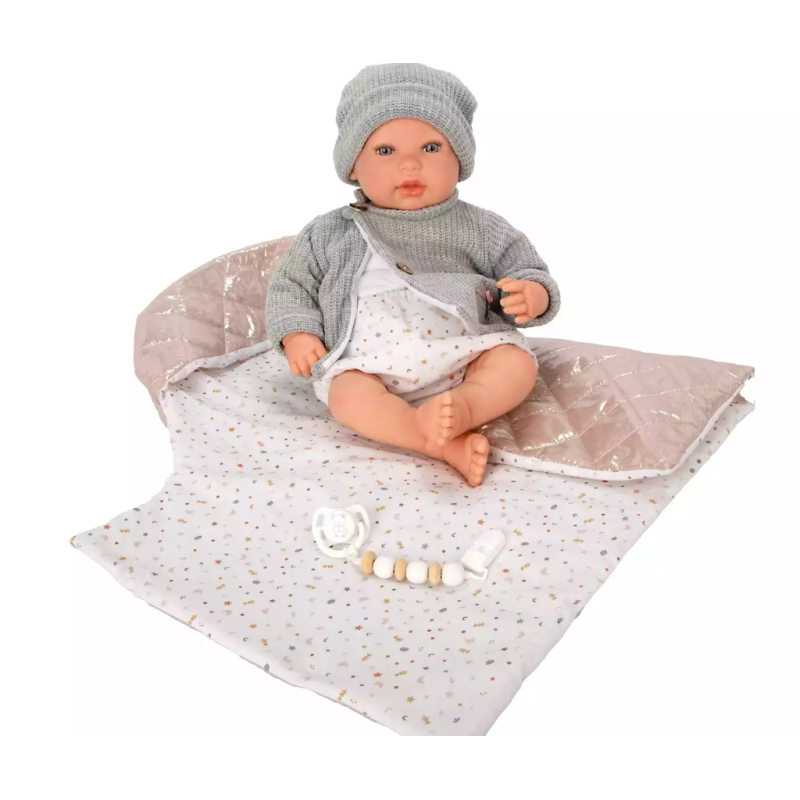 Muñecas Arias Reborn Olivia Con Manta 45 Cm