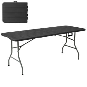 Mesa Doble Plegable Ceniza 180x74CM