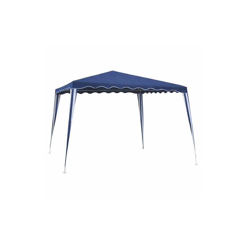 Gazebo Desmontable Acero Azul 3X3X2.45CM