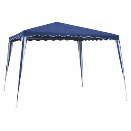 Gazebo Desmontable Acero Azul 3X3X2.45CM