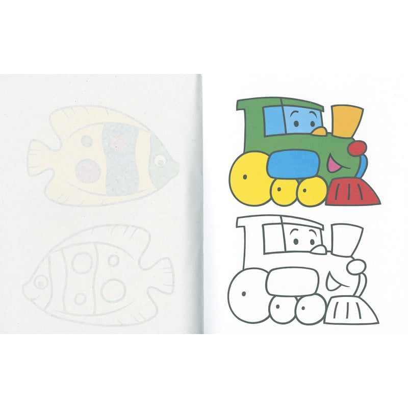 Súper Calco Y Coloreo Con Gatito