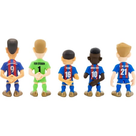 Minix F. C. Barcelona Pack 5 Jugadores 7 Cm