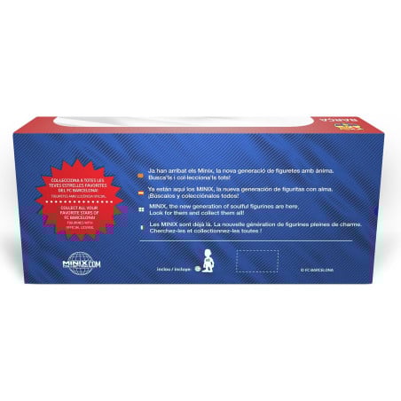 Minix F. C. Barcelona Pack 5 Jugadores 7 Cm
