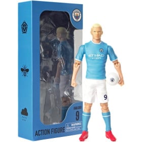 Figura Manchester City Socker Haaland 20 Cm De Bambotoys
