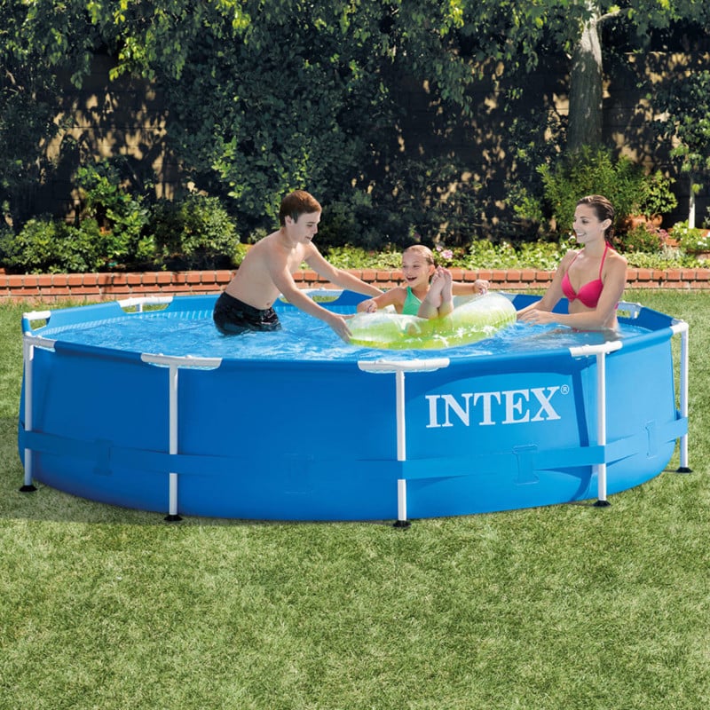 Intex Piscina Tubular Redonda 305x76 cm