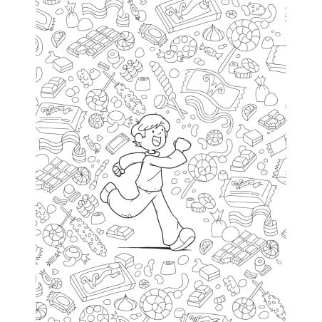 El Superdelicioso Libro Para Colorear De Wonka