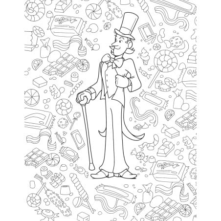 El Superdelicioso Libro Para Colorear De Wonka
