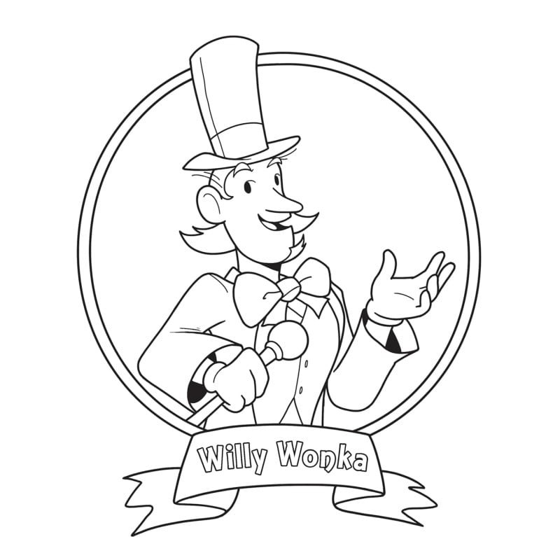 El Superdelicioso Libro Para Colorear De Wonka