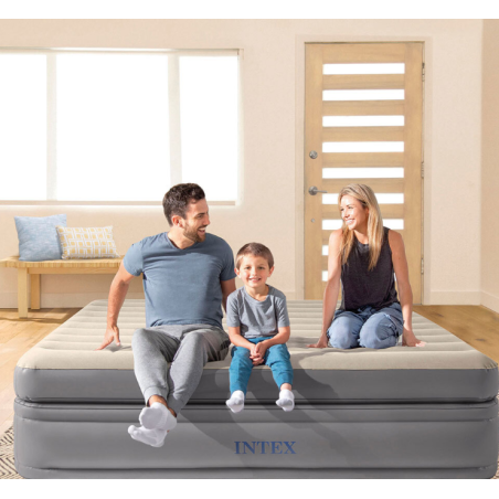 Colchón Hinchable Queen Prime Comfort Elevated 203 Cm