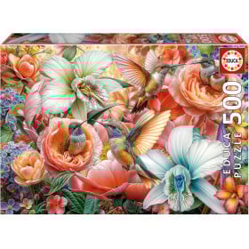 Puzzle Jardín De Colibríes 500 Pzs
