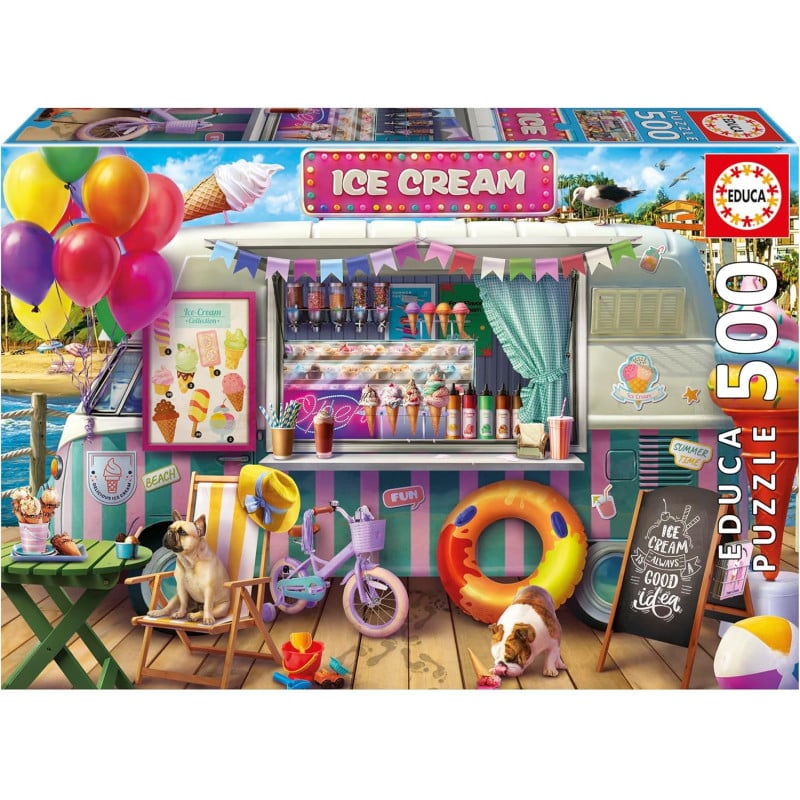 Puzzle Furgoneta De Helados 500 Pzs De Educa Borras