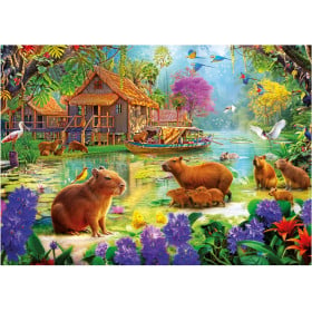 Puzzle Pueblo De Capibaras 500 Pzs De Educa Borras 2