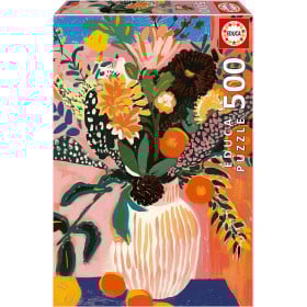 Puzzle Flor Boho 500 Pzs
