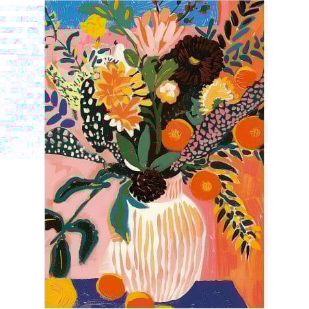 Puzzle Flor Boho 500 Pzs