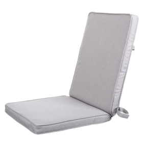 Cojín Silla Respaldo Alto Gris Exterior