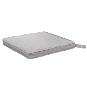 Cojín Asiento Velcro Gris Exterior