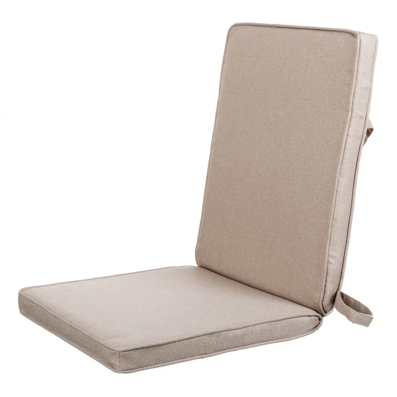 Cojín Silla Respaldo Alto Beige Exterior
