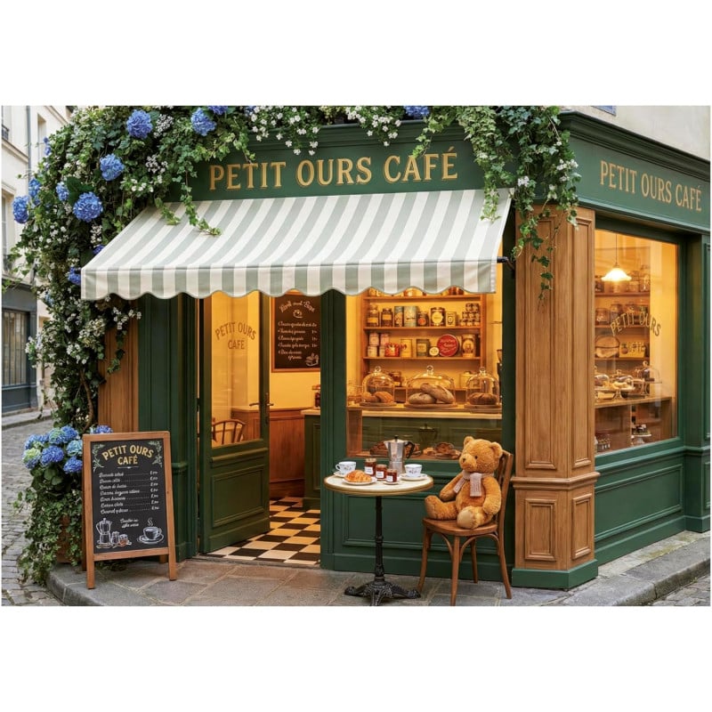 Puzzle El Café Del Osito 1000 Pzs