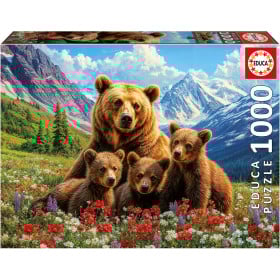 Puzzle Osos Grizzly Canadá 1000 Pzs