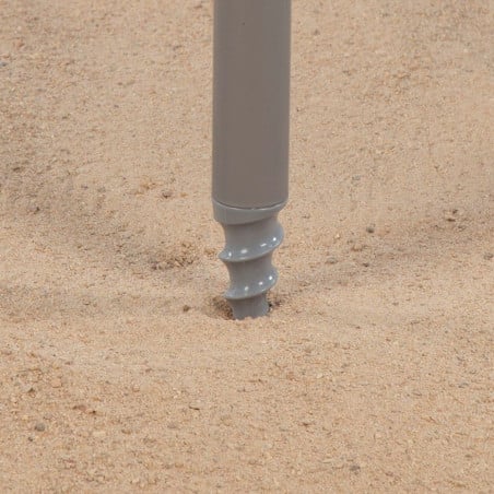 Sombrilla Playa Con Mesa Y Pared Lateral