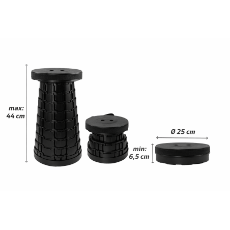 Taburete Portátil Telescópico 44Cm