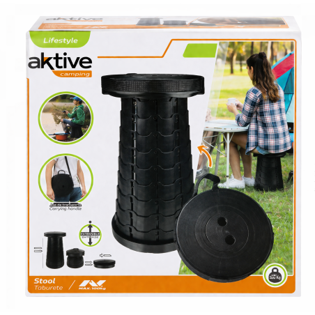Taburete Portátil Telescópico 44Cm