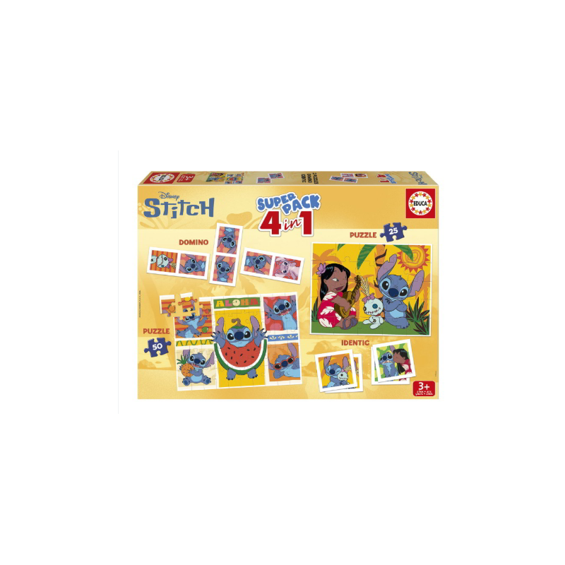 Puzzle Superpack Stitch 4 en 1