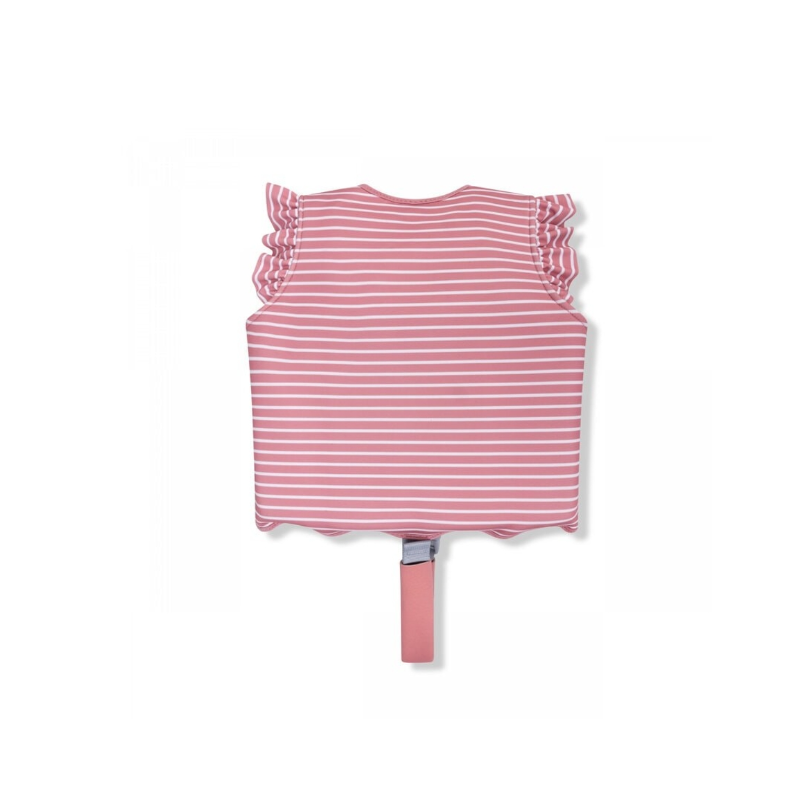 Chaleco Flotación Rosa y Blanco Flor 1/2 Años