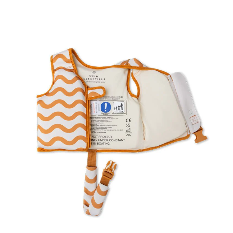 Chaleco Flotación Naranja Surfer 1/2 Años
