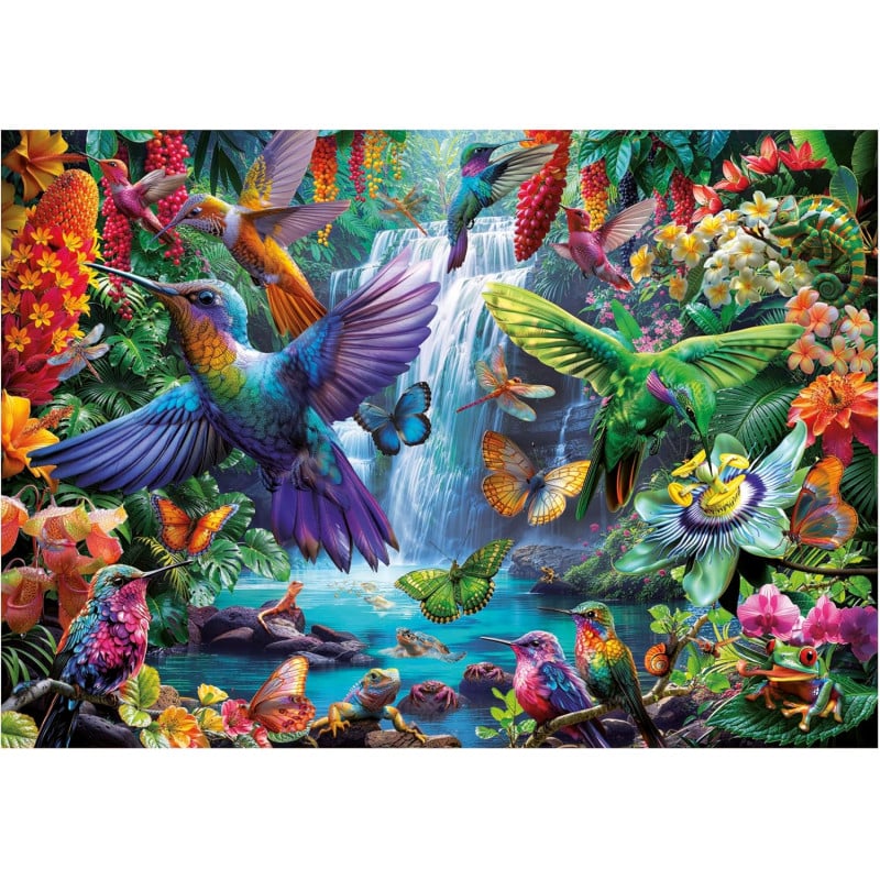 Puzzle Colibríes Tropicales 1000 Pzs