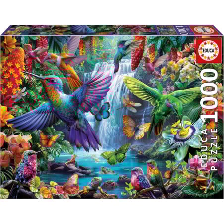 Puzzle Colibríes Tropicales 1000 Pzs De Educa Borras