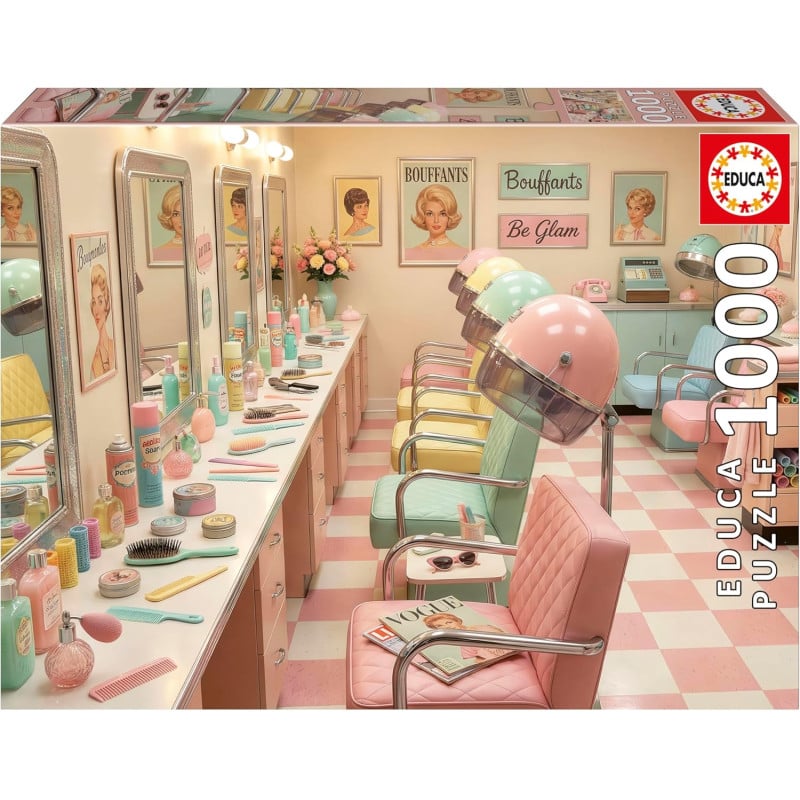 Puzzle Retro Glam Salon 1000 Pzs De Educa Borras
