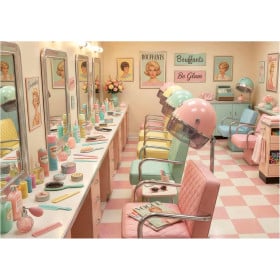 Puzzle Retro Glam Salon 1000 Pzs De Educa Borras 2