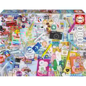 Puzzle Collage De Viajes 1000 Pzs