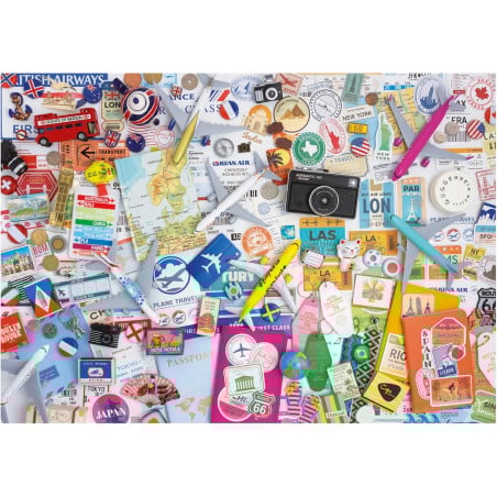 Puzzle Collage De Viajes 1000 Pzs