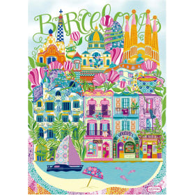 Puzzle Barcelona By Car Pintos 1000 Pzs De Educa Borras 2