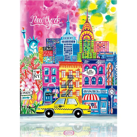 Puzzle New York By Car Pintos 1000 Pzs