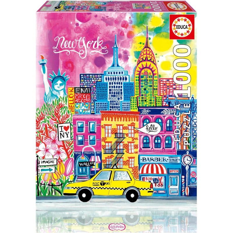 Puzzle New York By Car Pintos 1000 Pzs De Educa Borras