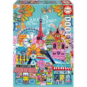 Puzzle Paris By Car Pintos 1000 Pzs