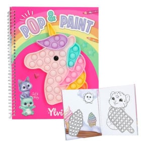Ylvy Pop+ Paint Libro Para Colorear