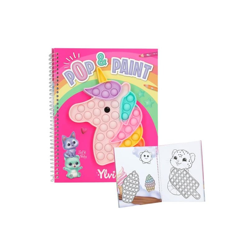 Ylvy Pop+ Paint Libro Para Colorear