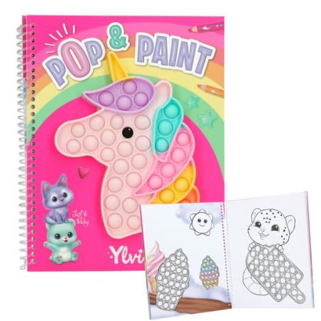 Ylvy Pop+ Paint Libro Para Colorear