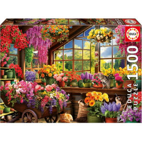 Puzzle Cobertizo De Jardinería 1500 Pzs De Educa