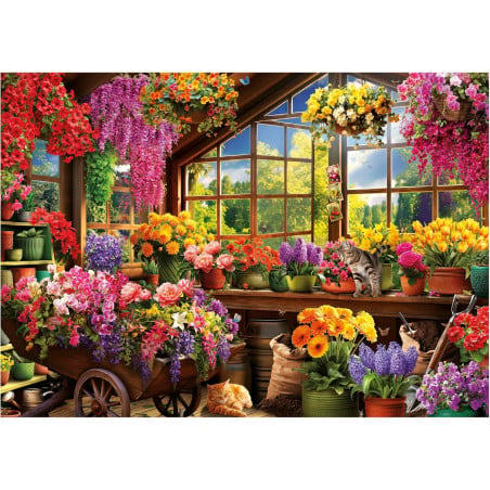 Puzzle Cobertizo De Jardinería 1500 Pzs