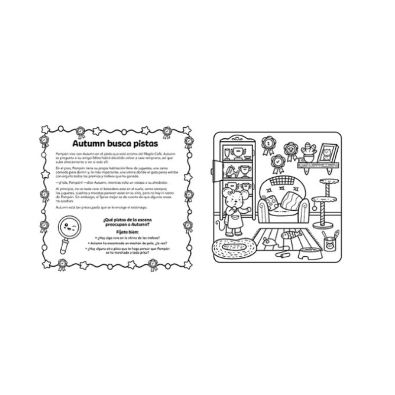 Resuelve Y Colorea El Caso Del Gato Encerrado