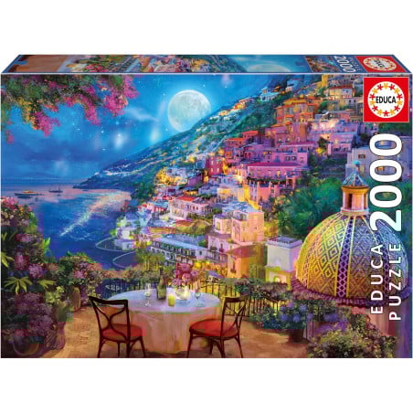 Puzzles Cita Nocturna Positano 2000 Pzs De Educa Borras