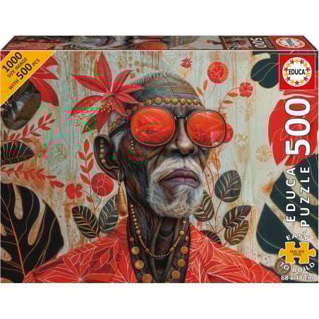 Puzzle Guardián Trópicos 500 Pzs XXL De Educa Borras