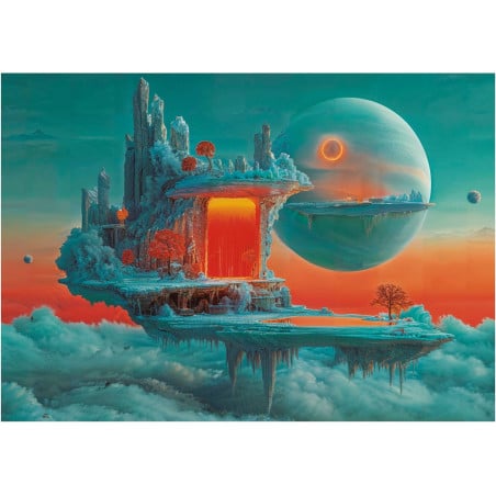 Puzzle Planeta De Fuego Y Hielo 1000 Pzs