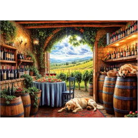 Puzzle Canes Et Vinum 1000 Pzs De Educa Borras 2