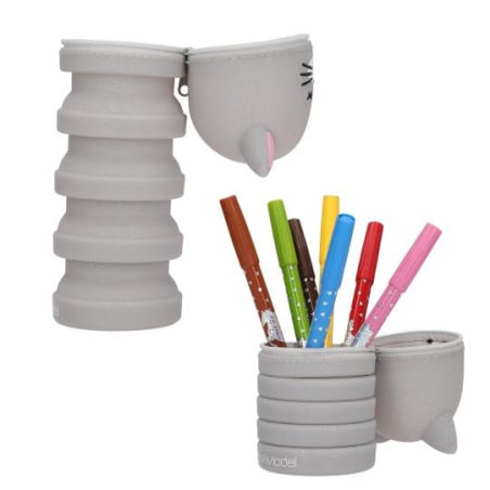 TOPModel Estuche De Silicona Para Lápices Gato Surtido